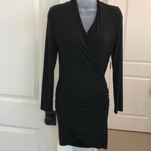 Krisa LS Surplice Dress. XS NWT